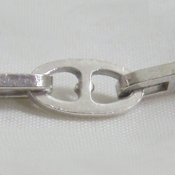 (ch1388)Cadena de plata sin apertura.
